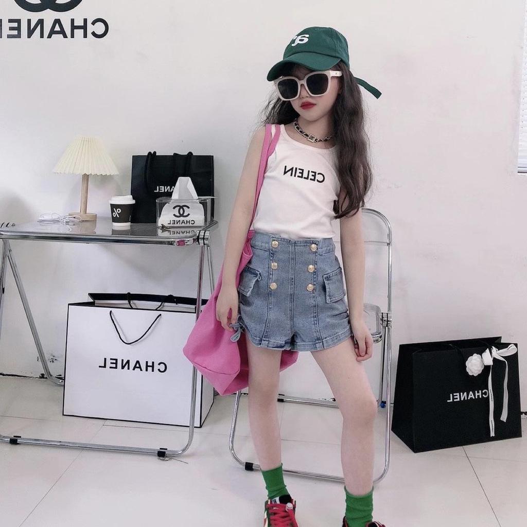 Girls' Summer Denim Shorts - 2022 Thin Style Hot Pants for Kids