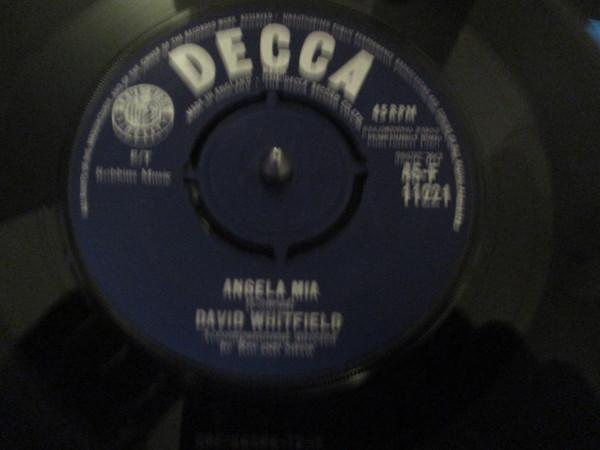 

7inch Record DAVID WHITFIELD Angela Mia 45F11221 Decca 1960 UK Pop Used