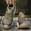 Comfortable Men's Hiking Shoes Casual Sneakers Daily Walking Travel Shoes Fashionable Treking Footwear Lightweight Mesh Shoes