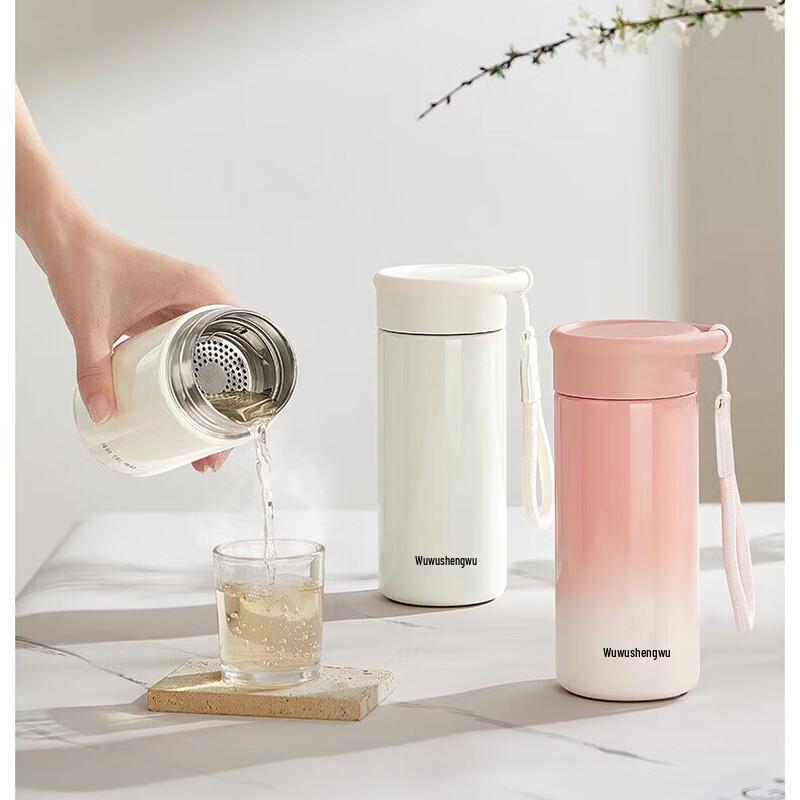 Wushengwu Slim Aesthetic Insulated Water Bottle