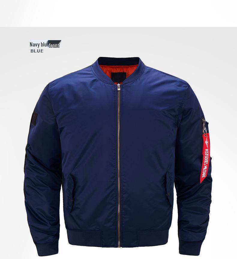 Extra Large Men's Pilot Cotton MA Jacket - Trendy, Loose Fit