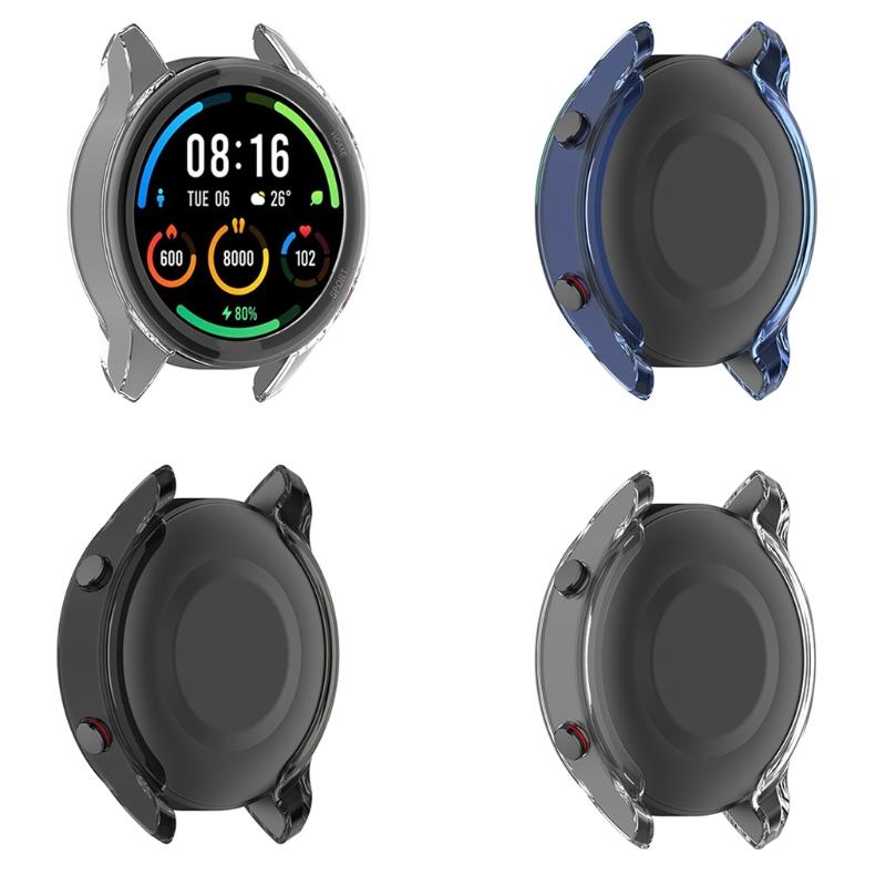 Protective for Case for  Mi Watch Color Sports Edition Scratch-Resistant Shockproof Frame Cover Wear Resistant for Shell