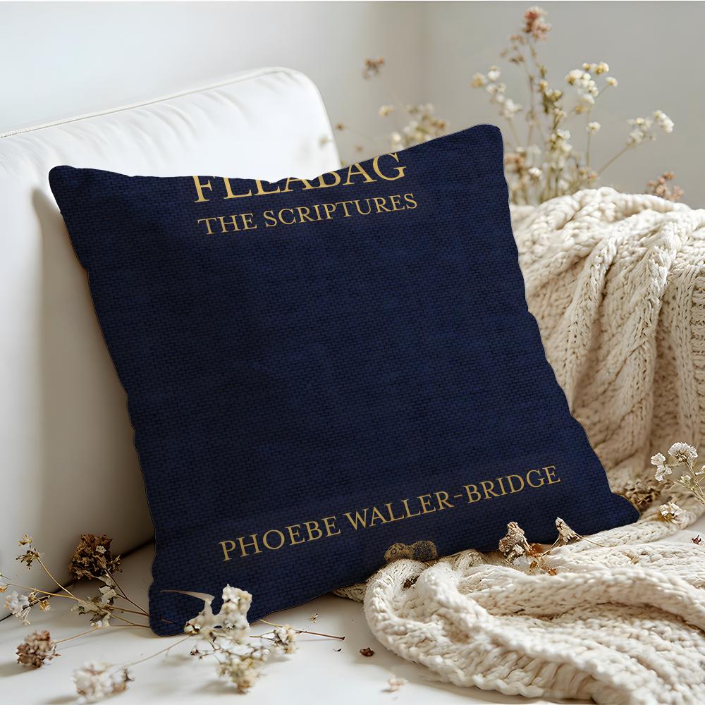 Cushion Cover  Linen  SkinFriendly Soft Decorative Case For Sofa Home Decor FFleabag Pillow cover