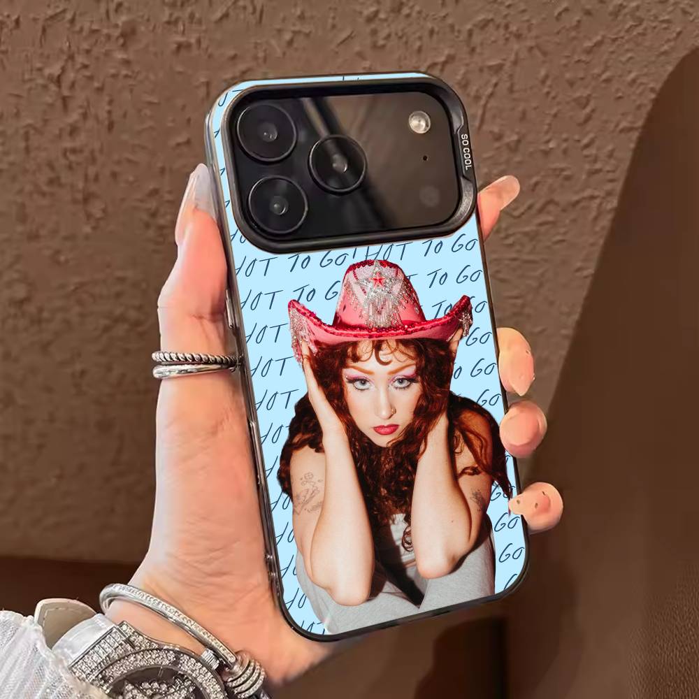 

Singer C-Chappell Roan Phone Case For iPhone 17,16,15,14,13,12,11,Pro Max,Plus Candy Silver Cover iPhone14