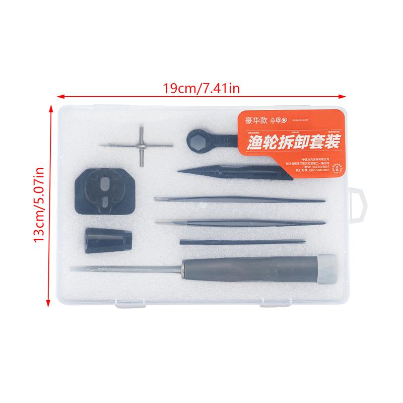Disassembly Fishing Reel Unload Maintenance Tool Kit Fishing Tackle Diy Repair Spinning Baitcasting Reel Parts
