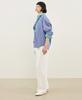 LAFELSORTOF Embroidered Point Striped Shirt