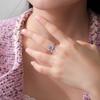 Vintage Turkish Blue Evil Eye Rings Stainless Steel Lucky Jewelry Open Finger Rings for Women Birthday Anniversary Gift Amulet