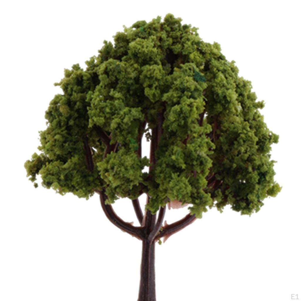 Model Green Trees Building Game Decor Layout Scenery Supplies Sculpture