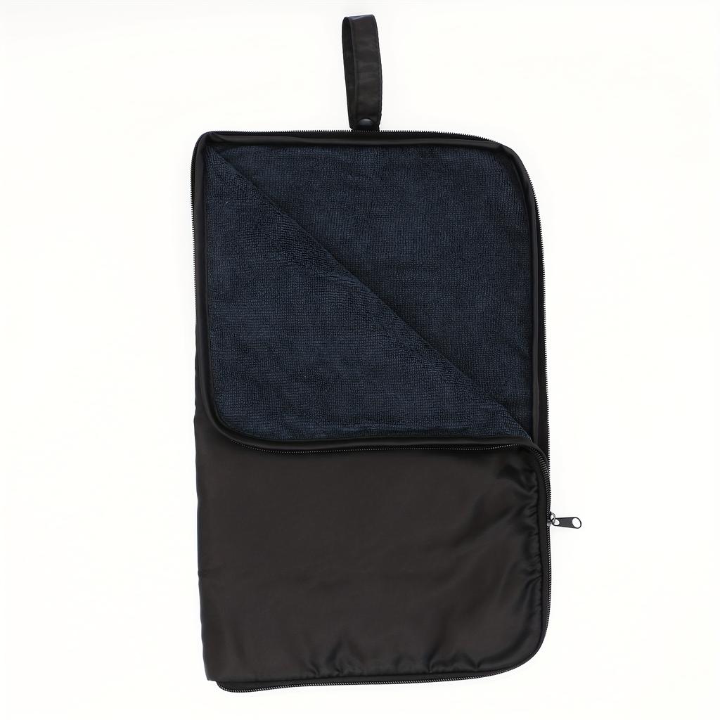 Waterproof Zipper Swimwear Storage Bag Handheld Snap Design Portable Outdoor Beach Pool Pouch