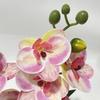 Plastic Butterfly Orchid Artificial Flower Fake Plant Flower Potted  Home Office Decoration