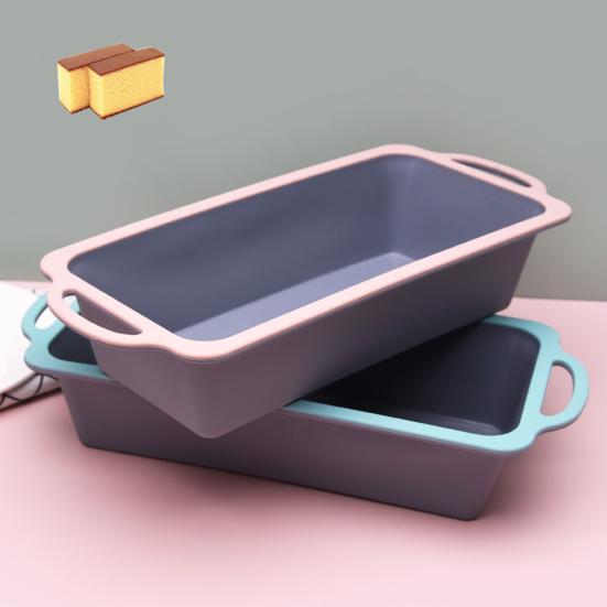 Silikon-Muffinform mit Griff, antihaftbeschichtet, lebensmittelecht, hochtemperaturbeständige Backform, Küchenzubehör