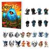 Exquisite Christmas Gift Box Dragon Advent Calendars 2026, 24 Days Countdown Calendar with Acrylic Hanging Ornaments Ornaments, Collectible