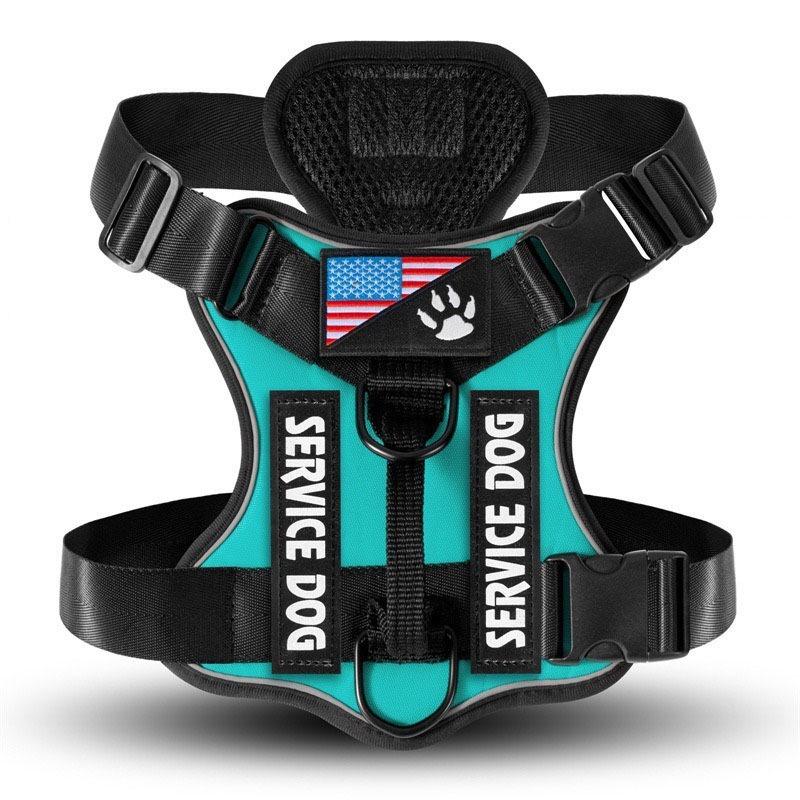 Reflective Tactical Harness for Large Dogs - Explosion-Proof & Adjustable, No-Choke Design