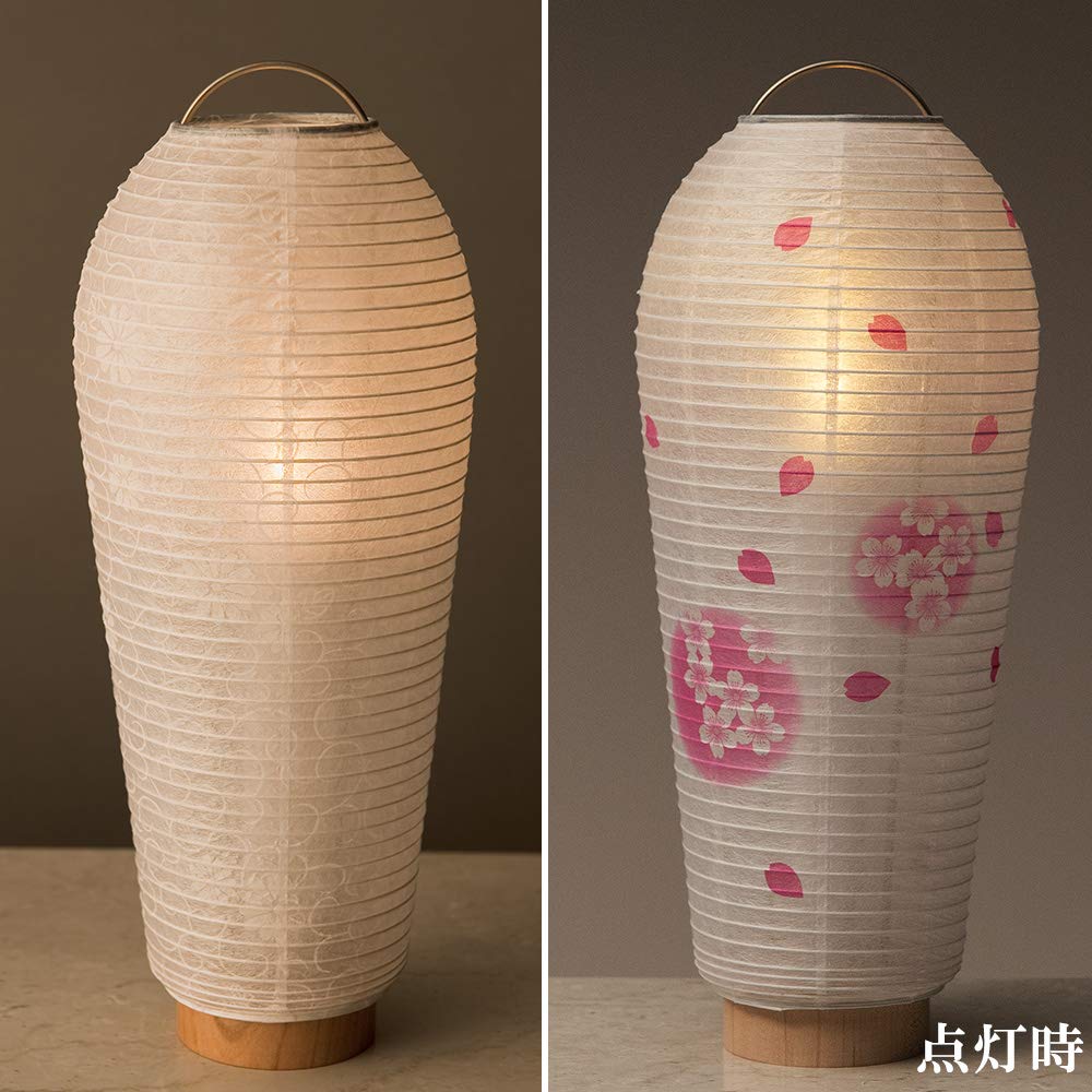 Butsudanya Takita Shoten Mini Bon Kodama Feuerbeutel 2er Set Für das erste Bon weißes Wappen das ganze Jahr Kirschblüte 25cm x Feuerbeutel Durchmesser