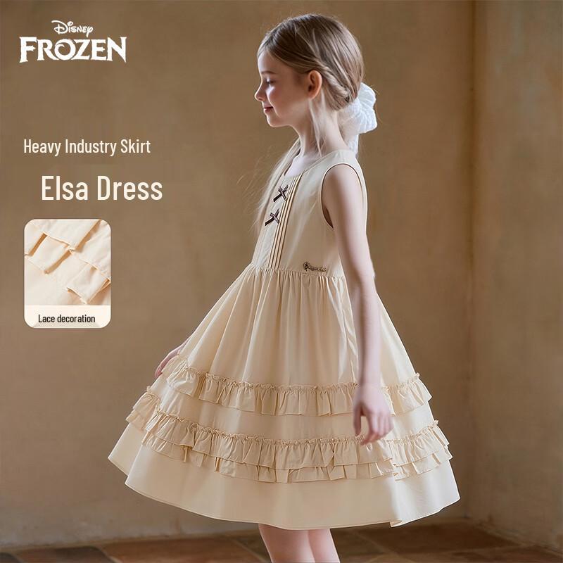 Disney Girls' Summer Sleeveless Princess Dress