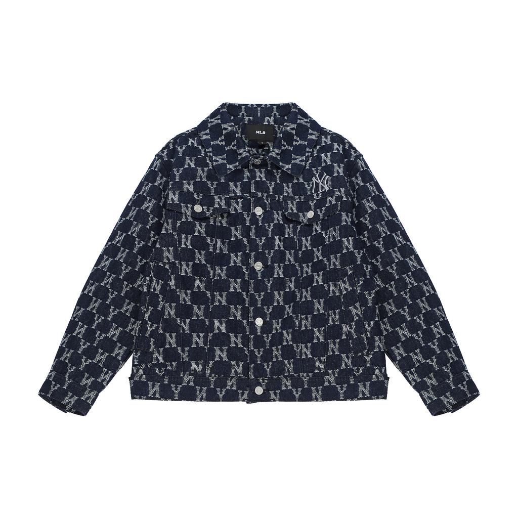New MLB Jacket Unisex Dark Marine Blue 3ADKM0124-50NYD