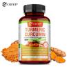 Turmeric and Black Pepper Plant Extract Capsules, for Joint Care, Muscle Comfort, Suitable for Both Men and Women, Nutritional Supplement.