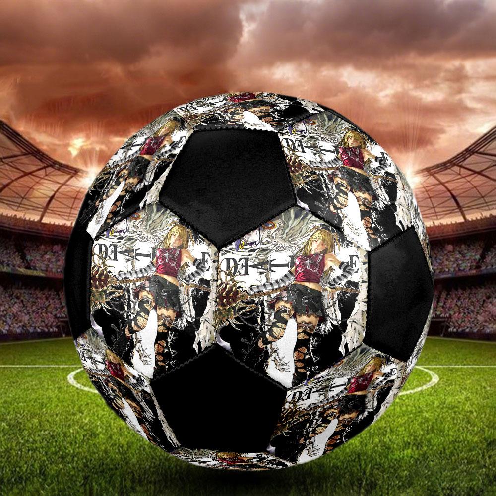 1pc Death Note Soccer Ball Size 5 Indoor Soccer Ball Fashion Colorful Backyard Game - Great For Sports Fans Gift HE10