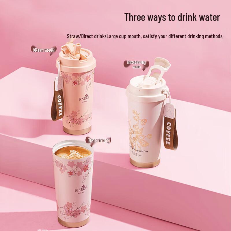 FUGUANG Shixi Portable Ceramic-Coated Insulated Coffee Mug