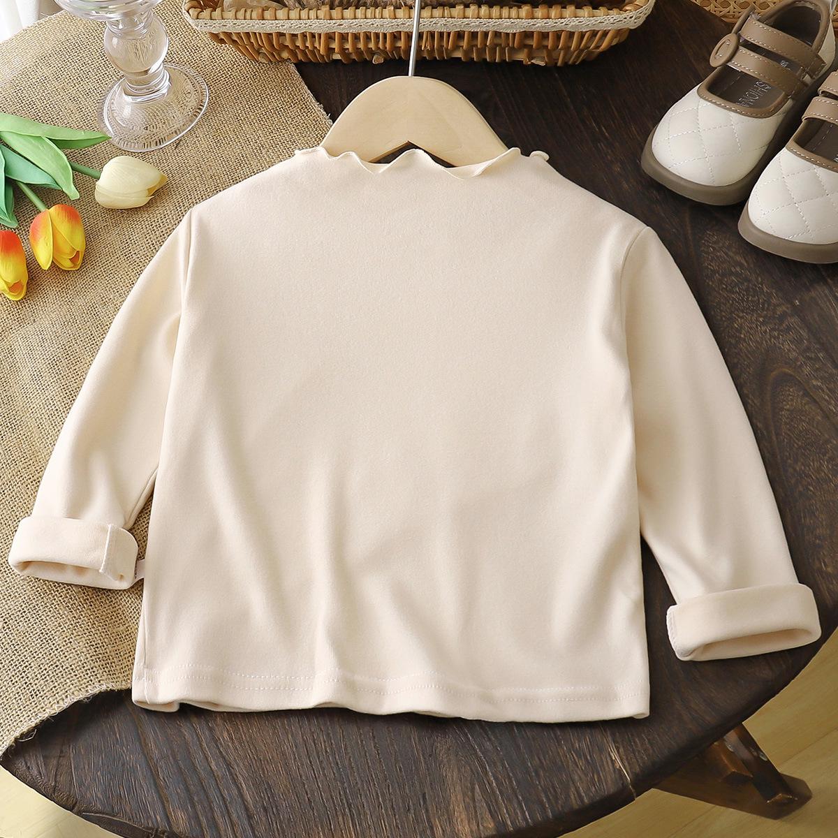 

Girls Korean Style Lace Long Sleeve Warm Layer Top 80 cm