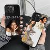 Actor Emmy Winner Zendaya Phone Case For iPhone 17,16,15,14,13,12,11 Plus,Pro Max,XS,Colorful Silver Black Cover