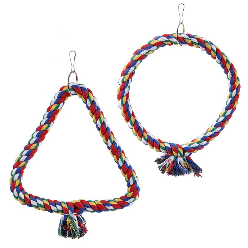 1 Stück Vogelspielzeug Schaukel Kauspielzeug Trainingsspielzeug Kleiner Papagei Hängende Hängematte Papageienkäfig Sitzstange Spielzeug mit Leiter Haustierbedarf