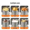Stainless Steel Multifunctional Deep Fryer for Home and Commercial Use