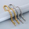 Hip Hop Special Byzantine Chain Necklace for Men Women 8MM Thick Imperial Chain Stainless Steel Jewelry Chunky Trendy Accessory