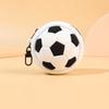 Creative Sports Series Mini Storage Bag Basketball Football Silicone Coin Purse Bag Pendant For Coin Key Storage Earphone Box