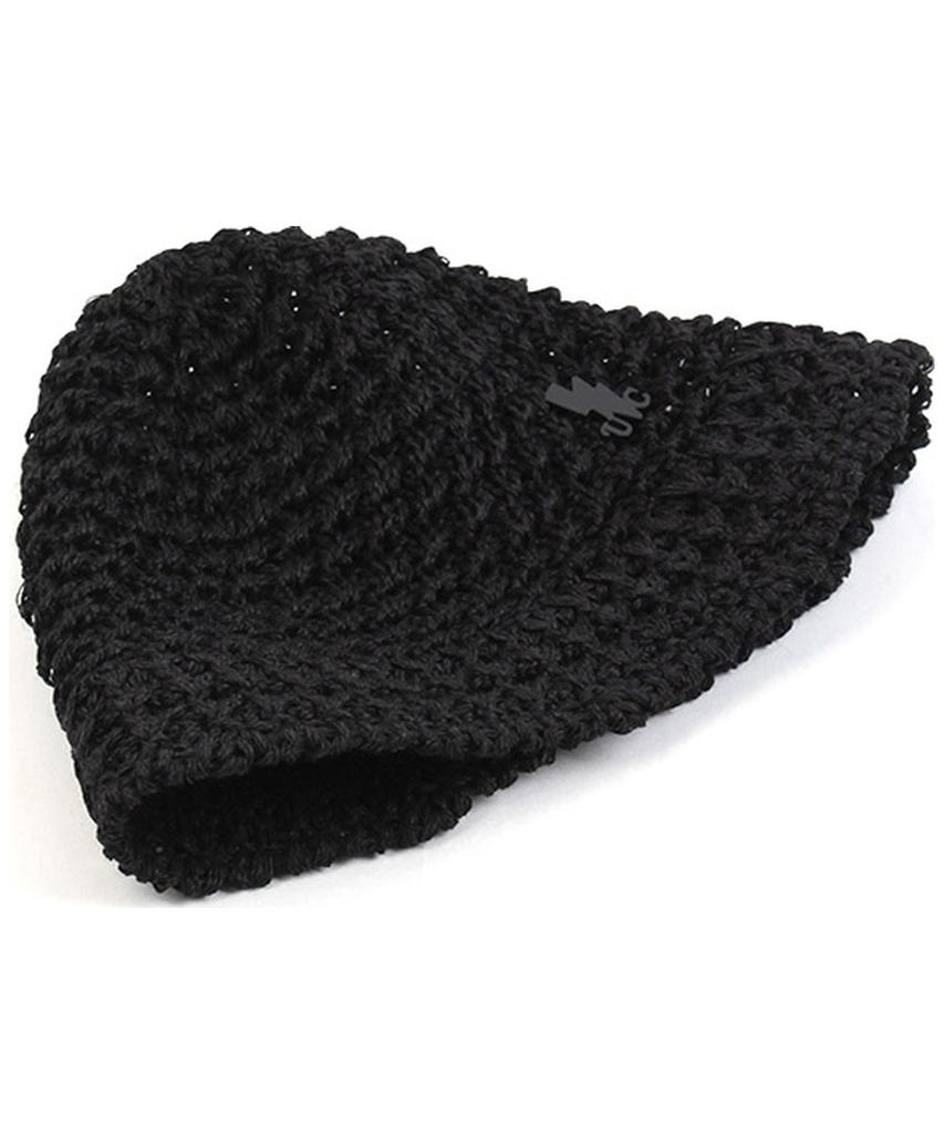 Yunibeosyeolkemiseuteuli Summer Onetone Black Bucket Hat