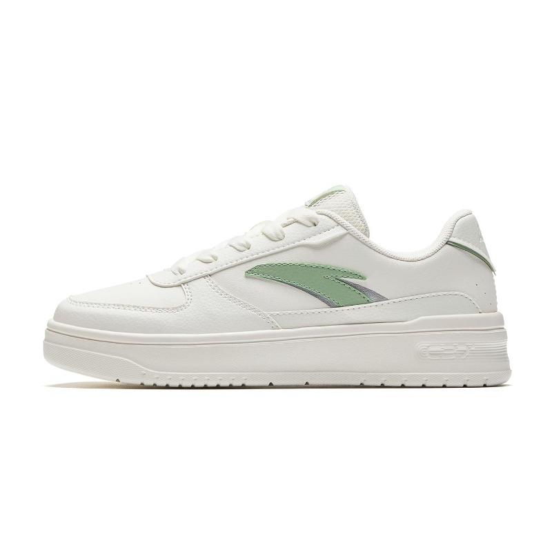 Anta Light Journey V2 Thick Sole Sneakers Womens White Green 922628002-2 35.5