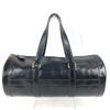 Hermes Vintage Early Mini Duffle Bag (Cylindrical Bag) Hand Bag Leather Black