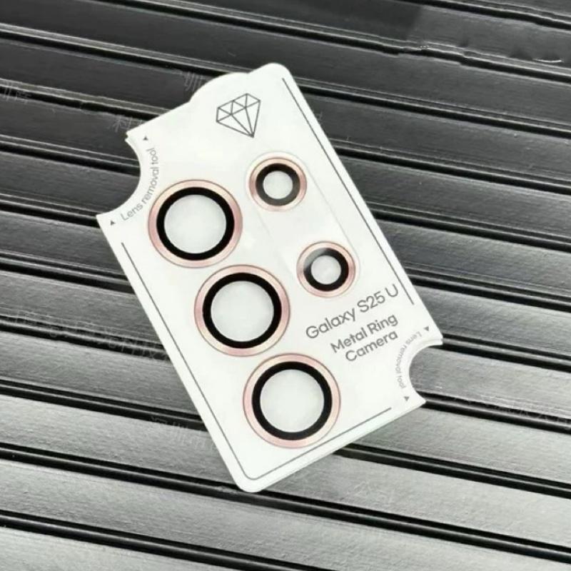 1Set HD Metal Camera Tempered Glass Cover for Samsung Galaxy S25 S24 Ultra Plus Anti-scratch Lens Ring Protect Film Accessorios