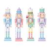 Candy Series Nutcrackers Figurine Durable Wood 50CM Nutcrackers Candy Collection Ornament for Festival Cheer