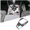 RHD Carbon Fiber Center Gear Shift Panel Cover Trim For Subaru Crosstrek -24
