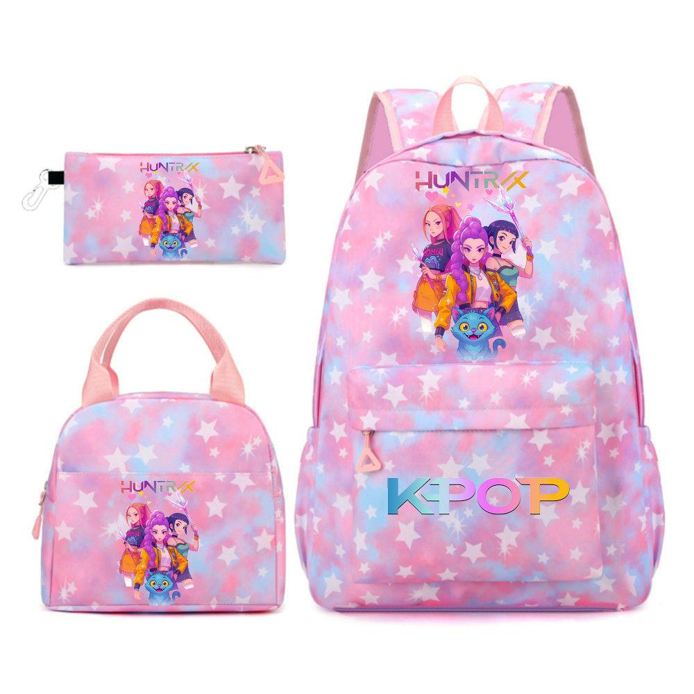 Chasseurs de démons KPop Travailleurs professionnels Avec sac repas Compact Garde au chaud Grande capacité Sac à lunch Sac bandoulière Double usage