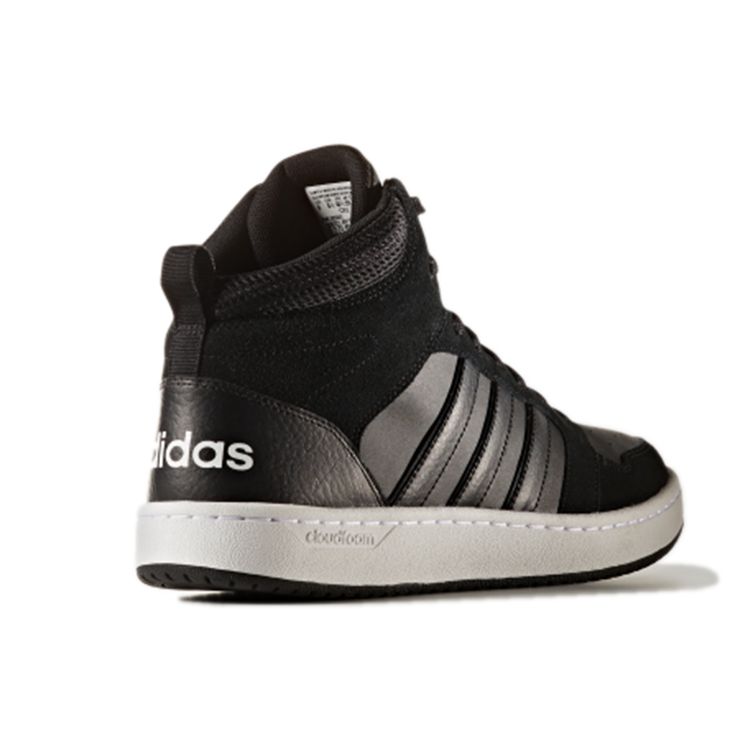 Adidas Neo Cf Super Hoops Mid Durable Non-Slip Casual Sneakers Men Sneakers Black BB9920