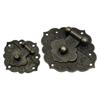 5pcs Antique Styles Metal Latches Hardware Rustproofed Clasps for Craft Projects and Home Decoration