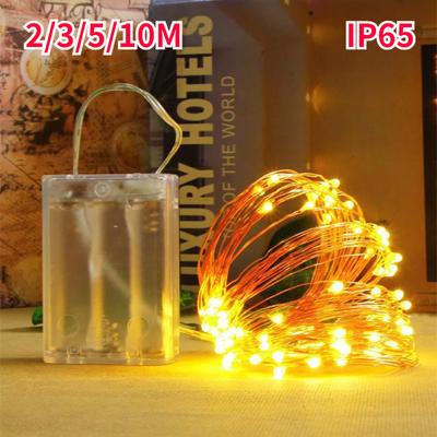 LED Copper Wire Lights Light String Christmas Holiday Lights Warm White Gift Gift Box Copper Wire Decorative Lights