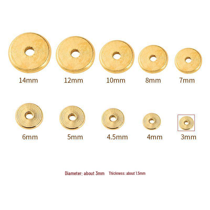 

Brass Spacer Beads for DIY Star Moon Bodhi Bracelets