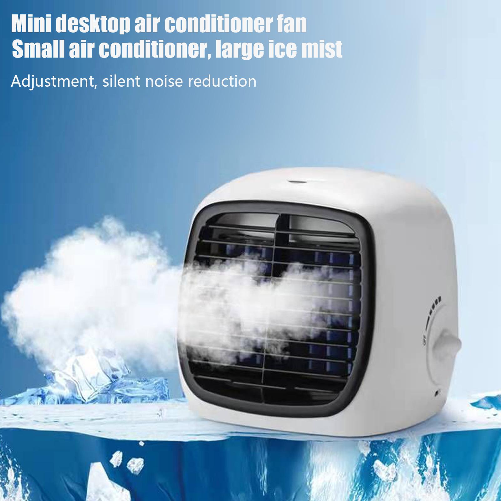 

Air Conditioner Portable Desk Evaporative Humidifier Multifunctional USB Quiet Cooling Device For Tent Desk School Garden Beach China Mainland