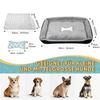 Washable Dog Bed With Blanket Non-Slip Washable Calming Thick Dog Bed Warm Sleeping Mat For Puppy Cat Small Medium Large Pet