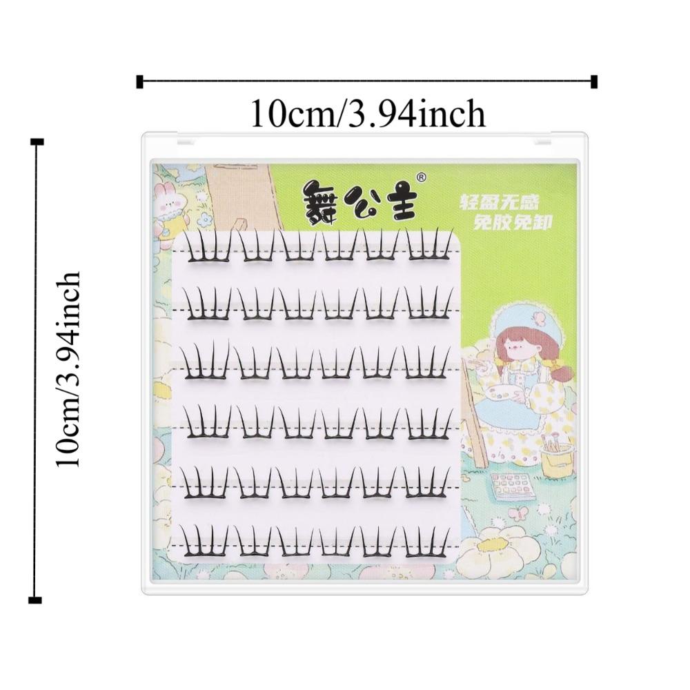 Rzęsy segmentowe DIY Różne style Sztuczne rzęsy Modne kępki rzęs Mężczyźni