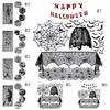 Cloth Halloween Door Curtains Table Flags Spider Web Tablecloth  Halloween