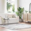VidaXL Shaggy Rug with Long Pile Light Grey 200x200 Cm Polyester, Carpet, Bedroom Rug, Modern Rug, Living Room Rug, 4102882