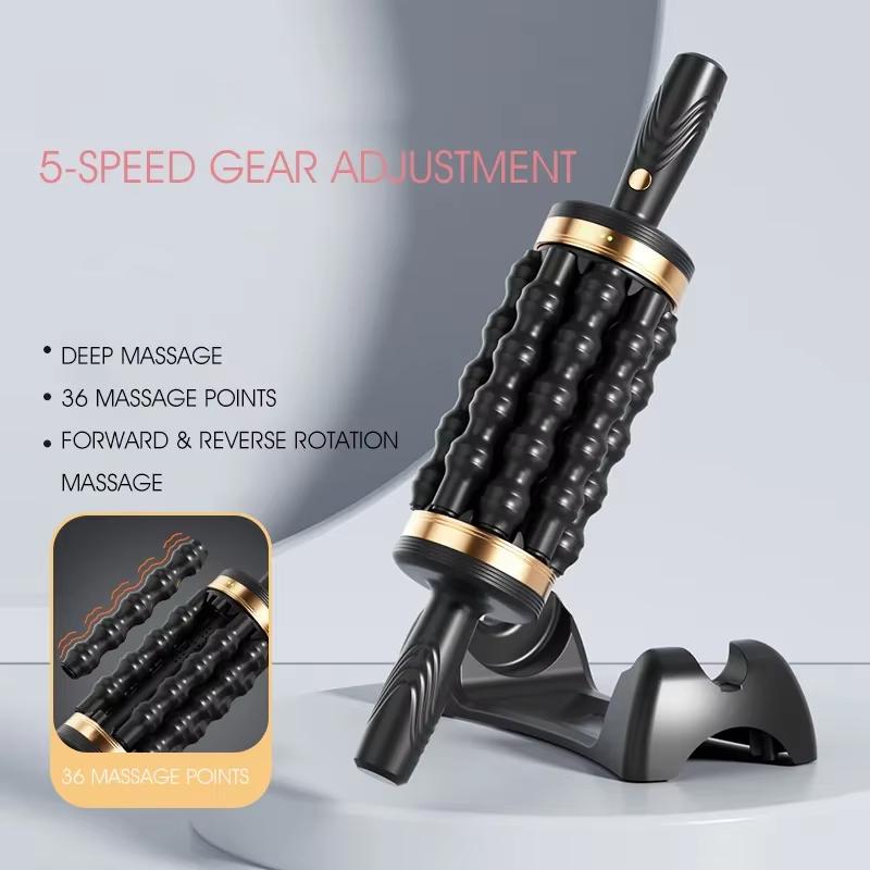 2025 New Foot Massage Roller for Shiatsu Acupoint Percussion Leg Roller Massager Relief Muscle Pain Relax Stress Massager