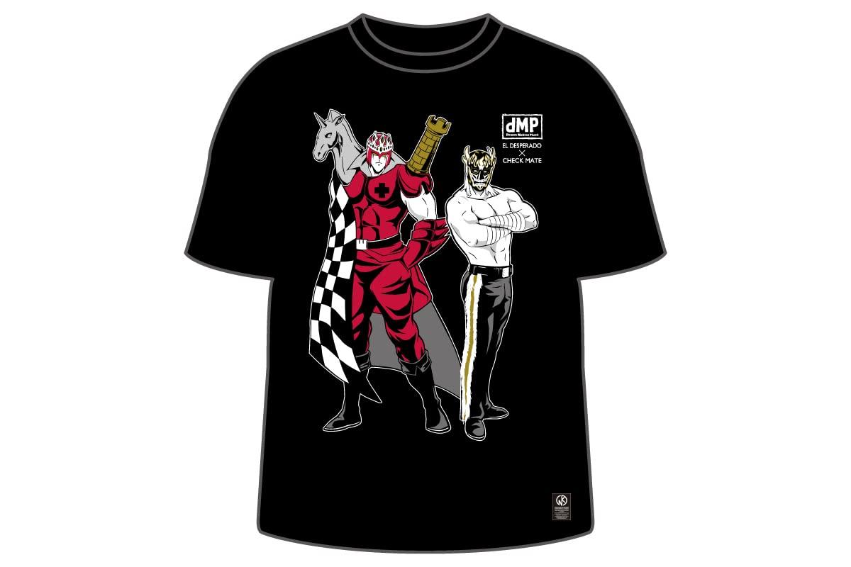 

New Japan Pro-Wrestling El Desperado x Check Mate Kinnikuman Nisei d.M.p Collaboration T-Shirt 2022 S 4558059539