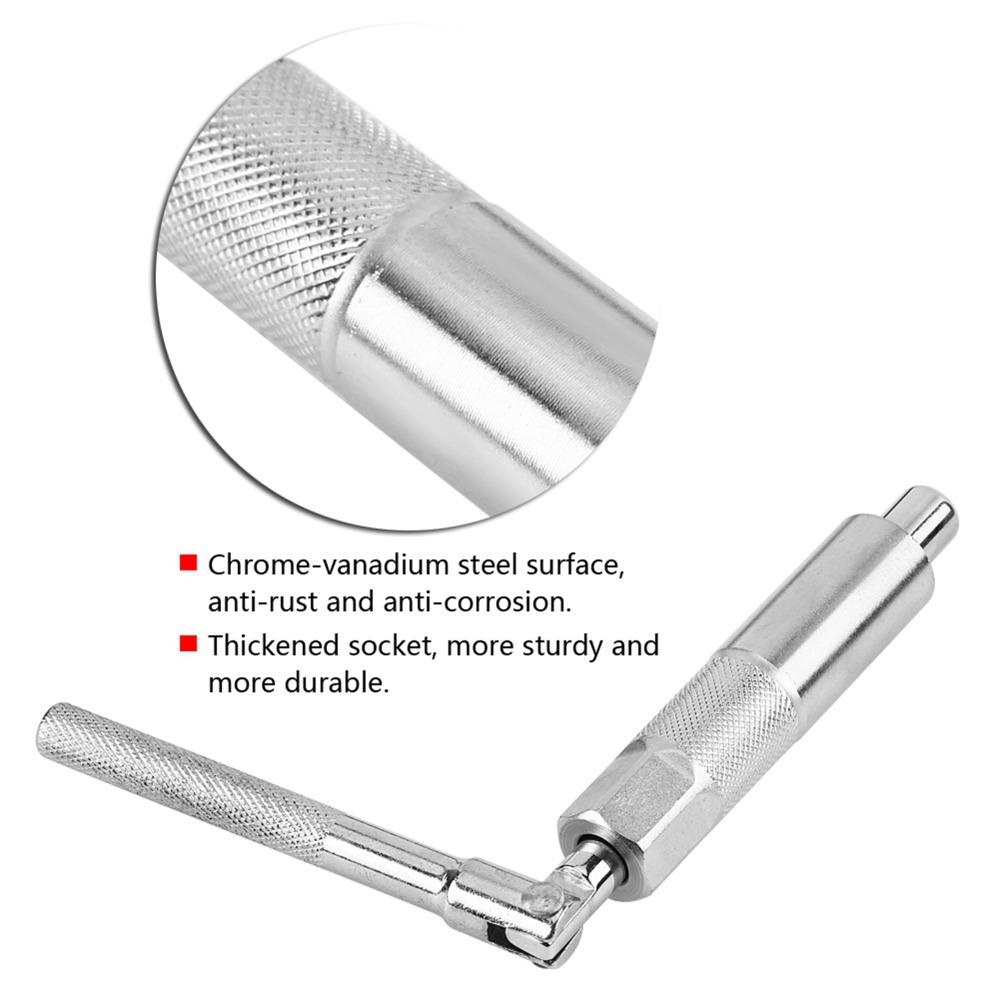 Anti-Slip Handle Hex Socket Wrench Chrome Vanadium Steel Car Shock Wrench Vehicle Repair