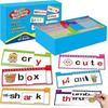 40 Fonetische Woordfamilies Bouw Klapboeken Lees & Rijm Flashcards voor Kleuterschool & Peuterschool, Zichtwoorden Leeractiviteiten voor Thuisonderwijs, Fonetisch