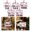 Christmas Family DIY Photo Frame Ornament Decoration Cute Hanging for